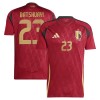 Maillot de Supporter Belgique Batshuayi 23 Domicile Euro 2024 Pour Homme